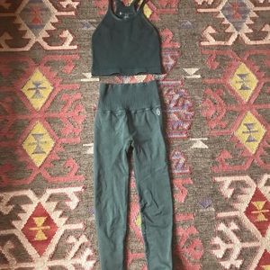 Free People Movement Yoga Kit (Top & Bottom Set)